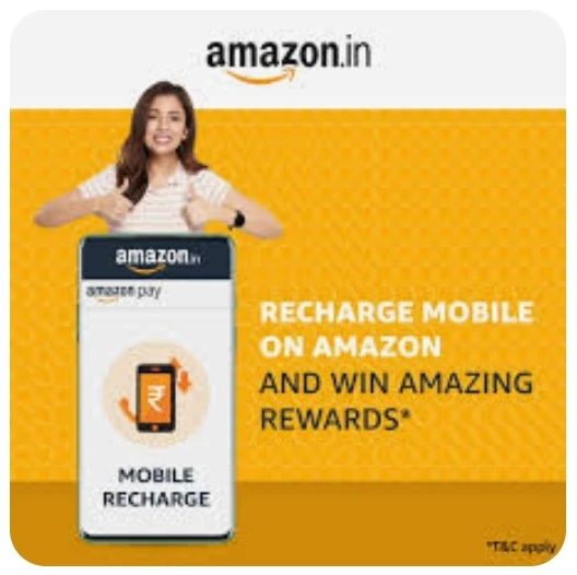 Amazon ₹20 Cashback On ₹20 Recharge