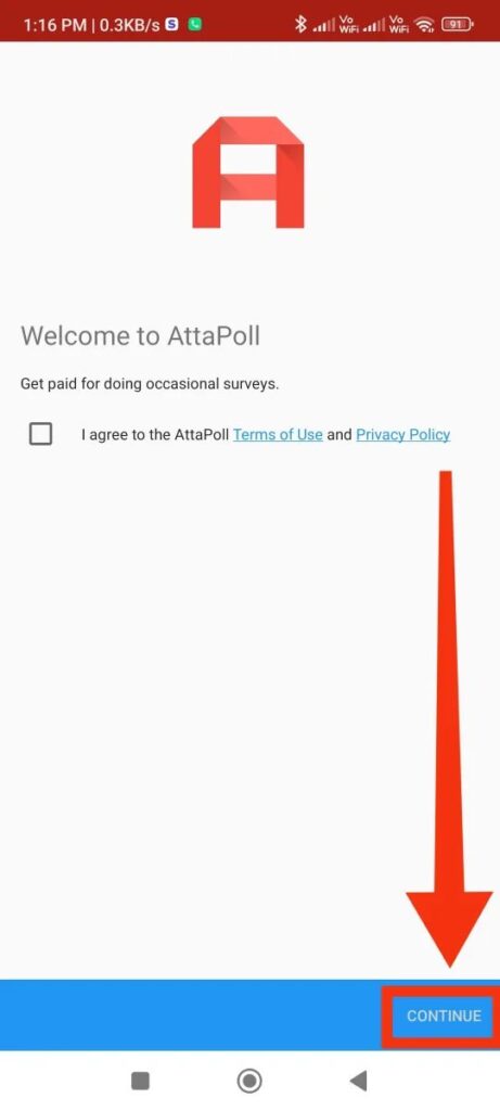 Continue AttaPoll Referral Code