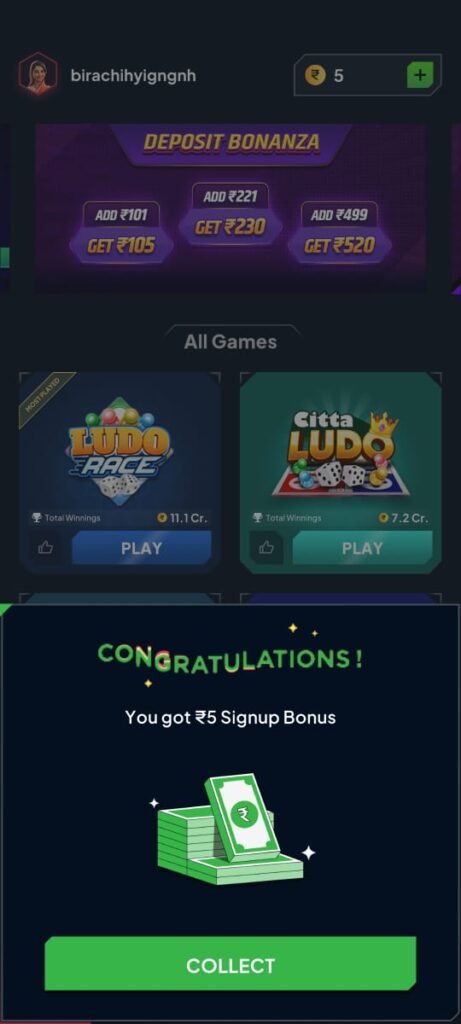 citta game bonus