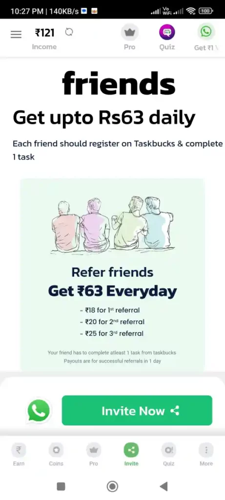 taskbuks refer earn