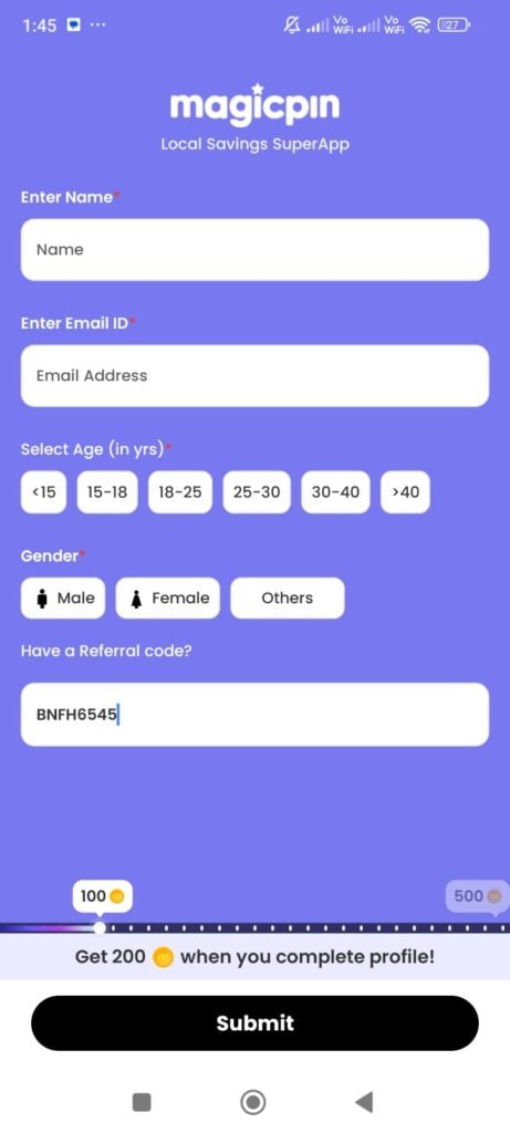 magicpin apply referral code