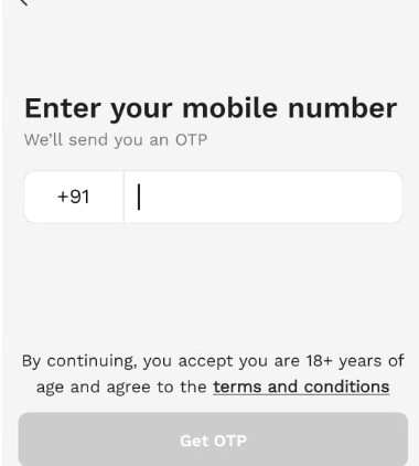 probo sign up with your mobile number